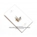 Placa Tapa HDMI 1.4 (4k + Ethernet + 3D ready) en L a 90° ABS